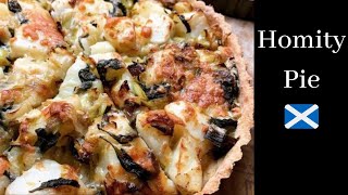 Homity Pie  WWII Recipe  Cheese leek amp potato pie [upl. by Aldwin716]