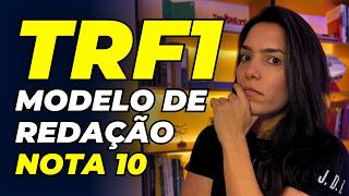 TRF1 ESTRUTURA DE REDAÇÃO ATÉ 20 LINHAS NOTA MÁXIMA [upl. by Tremayne881]