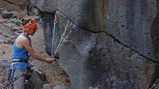 Traditional Climbing 16 Build Trad Anchors with Slings vs Cordalettes  Climbing Tech Tips [upl. by Schlicher]