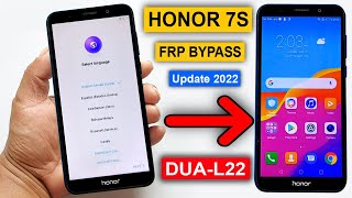 Honor 7S FRP Bypass Without Pc Honor 7S DUAL22 Google Lock Bypass  Honor DUAL22 FRP Unlock [upl. by Michaeline]