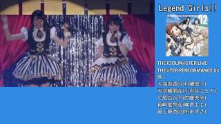 Legend Girls コール練習動画【アイドルマスター ミリオンライブ】 [upl. by Uhthna]