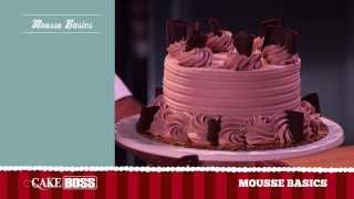 Chocolate Mousse Cake Decoration Basics  Dessert Decorating Ideas  Cake Boss Baking [upl. by Aitsirt]