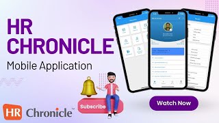 HR Chronicle V9 New Mobile App  HRMS Mobile App  HR and Payroll Software New Mobile App hrms [upl. by Satsok]