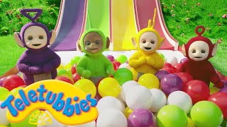 ★Teletubbies English Episodes★ Sliding Down ★ NEW Season 16 Episode S16E73 Cartoons For Kids [upl. by Ahsitil]