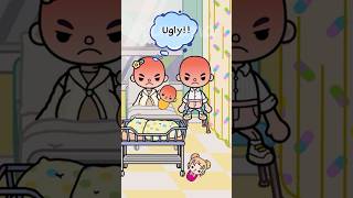 Bald family sad story toca boca  Toca life world tocaboca shorts [upl. by Saxon]