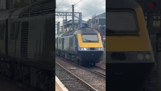 Scotrail HST Class 43 arriving into Haymarket Edinburgh train highspeedtrain trainspotting rail [upl. by Sipple]