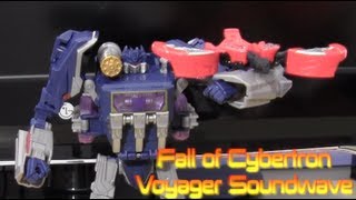 Transformers FOC Soundwave voyager  Revisão em portugues [upl. by Otirecul]