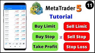 MetaTrader 5 Tutorial in Hindi  How To Use Metatrader 5 Mobile App  MT5 Tutorials for Beginners [upl. by Ahsiya]