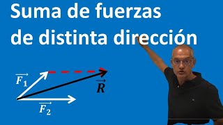 Suma de fuerzas de distinta dirección [upl. by Elyad916]