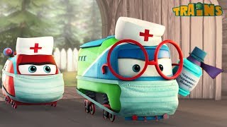 Trains  The Animated Series for Children  SQUEAKY COLD  NEW EPISODE [upl. by Nollie600]