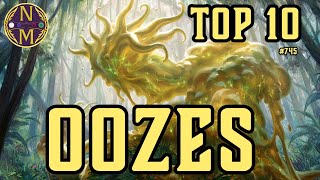 MTG Top 10 Oozes  Magic the Gathering [upl. by Aicssej]