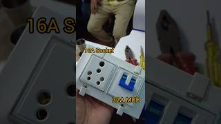 16A Modular Socket Change  Electric Board repair  mrbongjogaru shorts [upl. by Okia606]