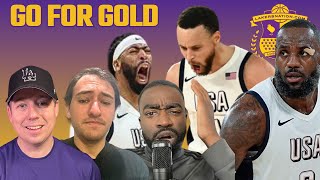 LeBron James Anthony Davis Go For Gold Lakers Christmas Game Roster And More [upl. by Munmro]