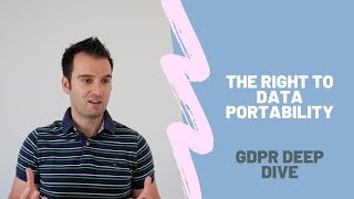 GDPR Compliance Explained  The right to Data Portability What Is GDPR Compliance  GDPR Explained [upl. by Ileak828]