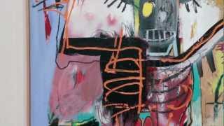 Jean Michel Basquiat Painting Live [upl. by Akemrehs]