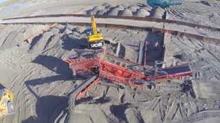 Coastal Reinforcement Netherlands  Katwijk aan Zee  Above from Drone [upl. by Clay68]