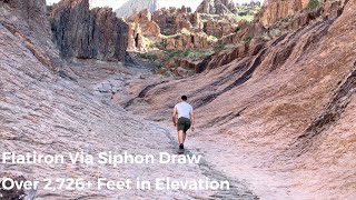 Flatiron Hike Superstition Mountains  AZ [upl. by Ahsenauq811]