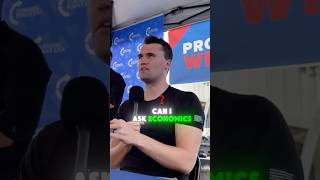 Why COLLEGE is a “SCAM”⁉️✅❌ charliekirk debate [upl. by Gnehp]