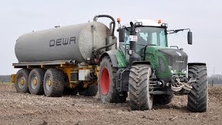 Fendt 936 vario amp DEWA 26m³  Loonwerken HAVA  drijfmest spreiden [upl. by Anesuza569]