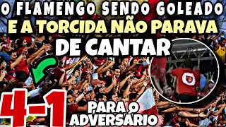 Torcida do Flamengo cantando sem PARAR na DERROTA [upl. by Erialc]