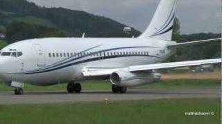 Boeing 737200 taking off in Berne [upl. by Pryor]