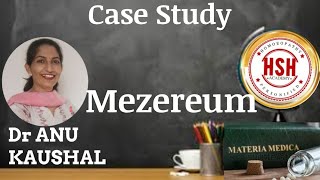 Mezereum  Dr ANU KAUSHAL hshhomeopathy [upl. by Silverts]