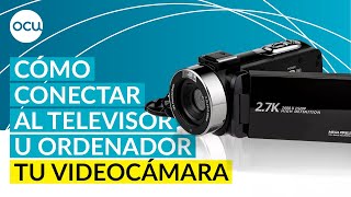 Videocámaras cómo conectarlas al ordenador o el televisor [upl. by Shari]