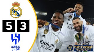 Real Madrid vs Al Hilal 53 All Goals amp Extended Highlights 2023 HD Club World Cup Final [upl. by Pliam]