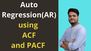 Auto regression using ACF and PACF  How to decide AR order using ACF and PACF [upl. by Winthorpe]