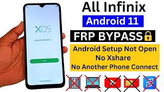 All Infinix Android 11 FRP BYPASS ✅  2024 New Method  Infinix Android 11 Google Account Bypass [upl. by Nahc570]