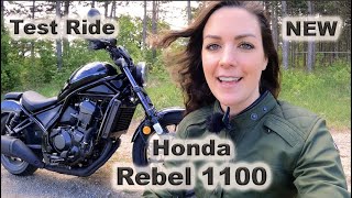 The New Honda Rebel 1100  Test Ride Review  2021 CMX1100 Rebel [upl. by Ayvid]