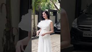 Divya Khosla Kumar Stuns in a Gorgeous White Ensemble at TSeries😍🔥 divyakhoslakumar tseries [upl. by Yruok]