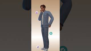 Oversize total look outfits  Male ver  The Sims 4 CAS no CC [upl. by Hertzfeld]