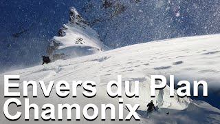 Envers du Plan et Vraie Vallée Blanche Aiguille du Midi Chamonix MontBlanc ski de montagne [upl. by Namreh]