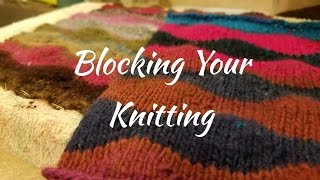 Color Work Series  Blocking Your Knitting [upl. by Bergeman307]