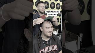 Watch this hairline transformation barber lineup mullet roswellbarber newmexicobarber haircut [upl. by Alard]