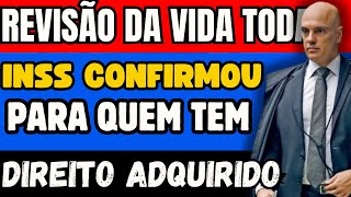 REVISÃO DA VIDA TODA JUSTIÇA ENVIA LISTA DOS APOSENTADOS QUE VÃO DOBRAR O PAGAMENTO DO INSS [upl. by Cann290]