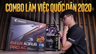 Combo làm việc quốc dân năm 2020  i7 10700 vs B460 Aorus Pro AC [upl. by Tlevesoor]