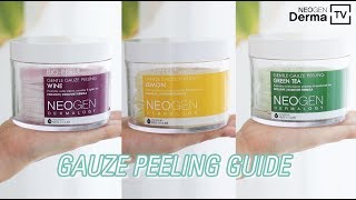 NEOGEN GAUZE PEELING GUIDE 💜💛💚 I How to Use amp Skin Benefits [upl. by Enyar942]