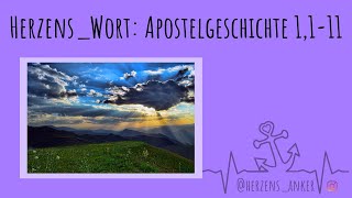 HerzensWort Apostelgeschichte 1111 [upl. by Faustina]