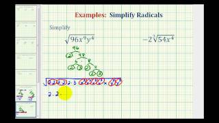 Ex Simplify Radical  Not Perfect Root with Variables [upl. by Mather666]