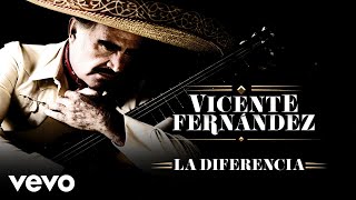 Vicente Fernández  La Diferencia LetraLyrics [upl. by Nioe]