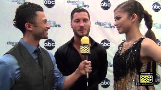 Dancing with the Stars  Zendaya amp Val Chmerkovskiy AfterBuzz TV Interview April 23rd 2013 [upl. by Eicart]