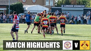 MATCH HIGHLIGHTS  Rosslyn Park vs Richmond [upl. by Odlareg509]