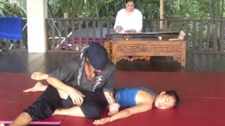 ZenThai Tutorial  Massage Flow 2013 with Gwyn Williams at Shanti Agung Bali [upl. by Thetos417]