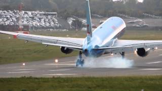 757 heavy bounced landing [upl. by Ballard]