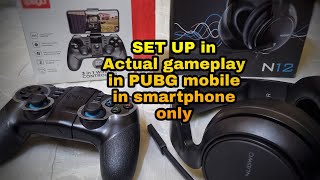 How to set up IPEGA PG9156 bluetooth controller and NUBWO N12 in actual gameplay in PUBG [upl. by Conny]