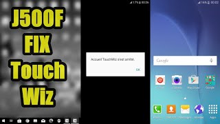 J500F accueil touchwiz sest arrêté fix full firmware flash [upl. by Annez155]