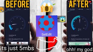Setedit Settings For Boosting Network Speed  20 MS Speed Guaranteed 100 Working [upl. by Vickey202]