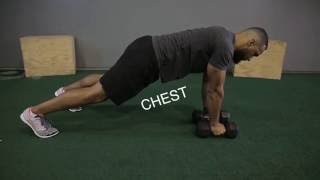 How to DUMBBELL PRONE ROW [upl. by Helali]